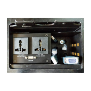 Cable Cubby Popup Box, HDMI Connector, cable cubby, adaptors, plugs & sockets, conference table AV connector